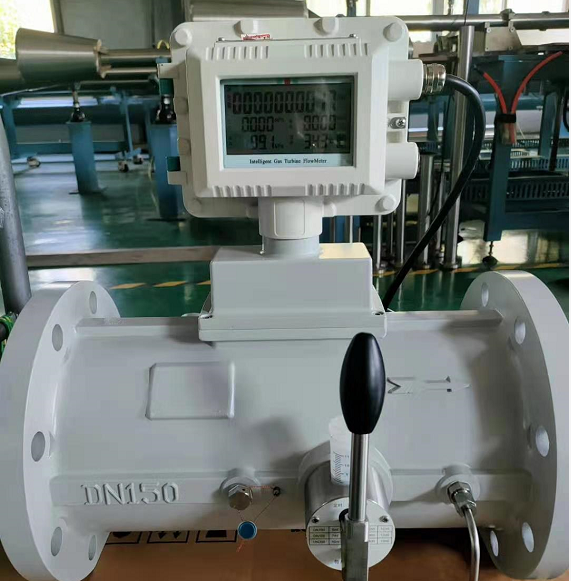 兩臺(tái)DN150氣體渦輪流量計(jì)準(zhǔn)備發(fā)往江蘇，用戶測(cè)天然氣貿(mào)易計(jì)量
